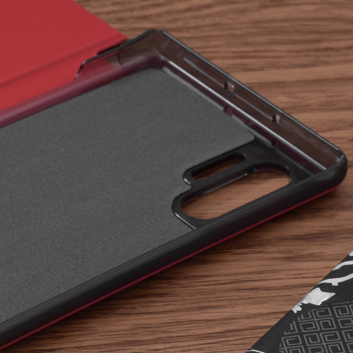 Husa tip carte Samsung Galaxy Note 10 Plus, eFold Book View, Red [3]