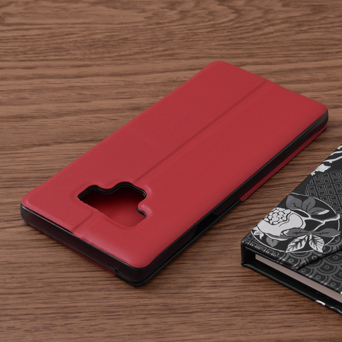 Husa tip carte Samsung Galaxy Note 9, eFold Book View, Red [2]