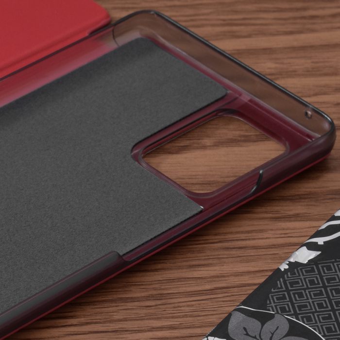 Husa tip carte Samsung Galaxy S10 Lite, eFold Book View, Red [3]