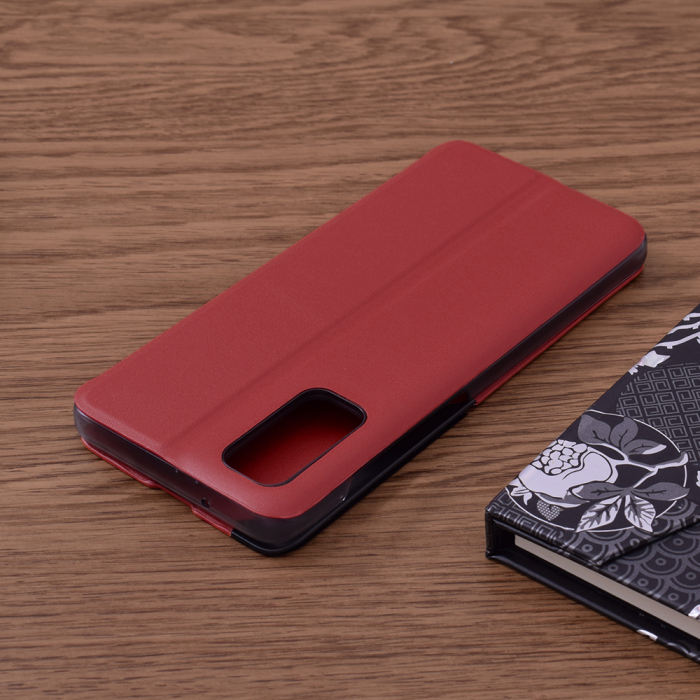 Husa tip carte Samsung Galaxy S20, eFold Book View, Red [2]