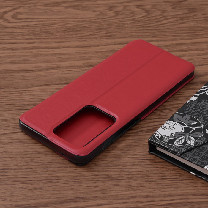 Husa tip carte Samsung Galaxy S20 Ultra, eFold Book View, Red [2]