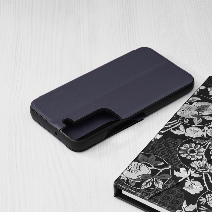 Husa tip carte Samsung Galaxy S22, eFold Book View, Dark Blue [2]