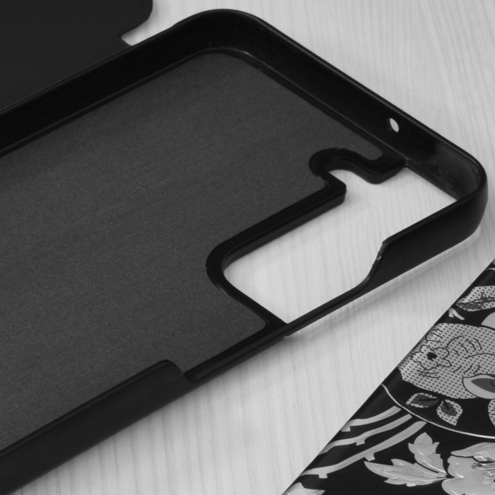 Husa tip carte Samsung Galaxy S22, eFold Book View, Negru [3]