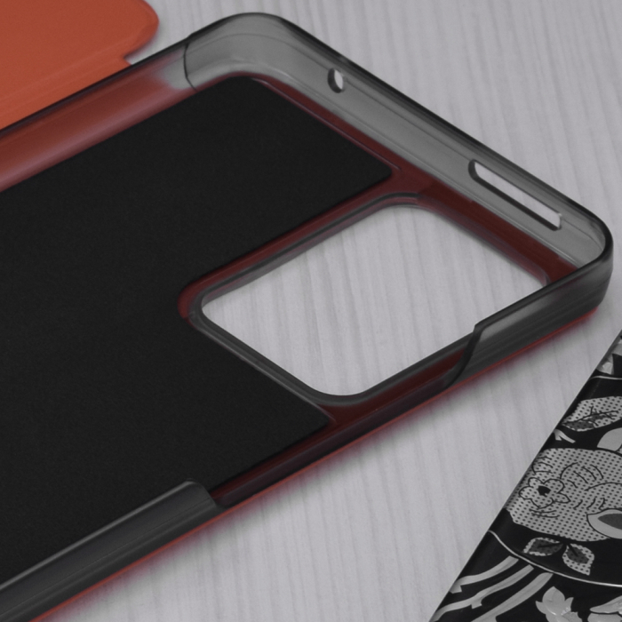 Husa tip carte Xiaomi 11T / 11T Pro, eFold Book View, Orange [3]