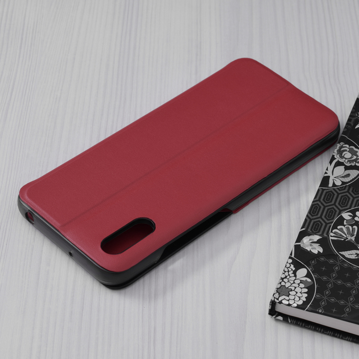 Husa tip carte Xiaomi Redmi 9A, eFold Book View, Red [2]