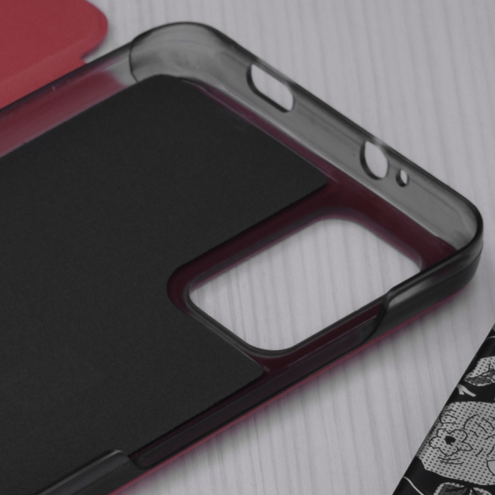 Husa tip carte Xiaomi Redmi 9T, eFold Book View, Red [3]