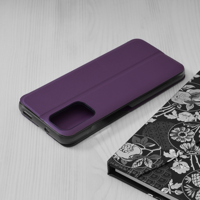 Husa tip carte Xiaomi Redmi Note 10 / 10S, eFold Book View, Purple [2]