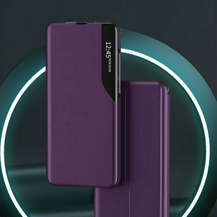 Husa tip carte Xiaomi Redmi Note 10 Pro, eFold Book View, Purple [6]