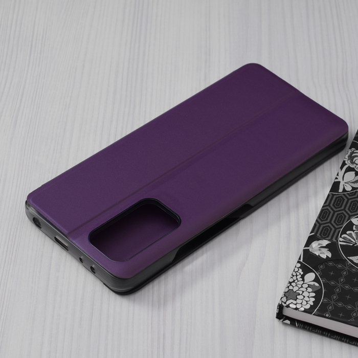 Husa tip carte Xiaomi Redmi Note 10 Pro, eFold Book View, Purple [2]