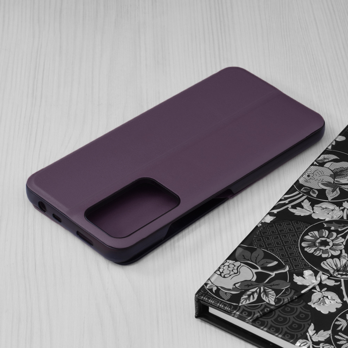 Husa tip carte Xiaomi Redmi Note 11 Pro+ 5G, eFold Book View, Purple [2]