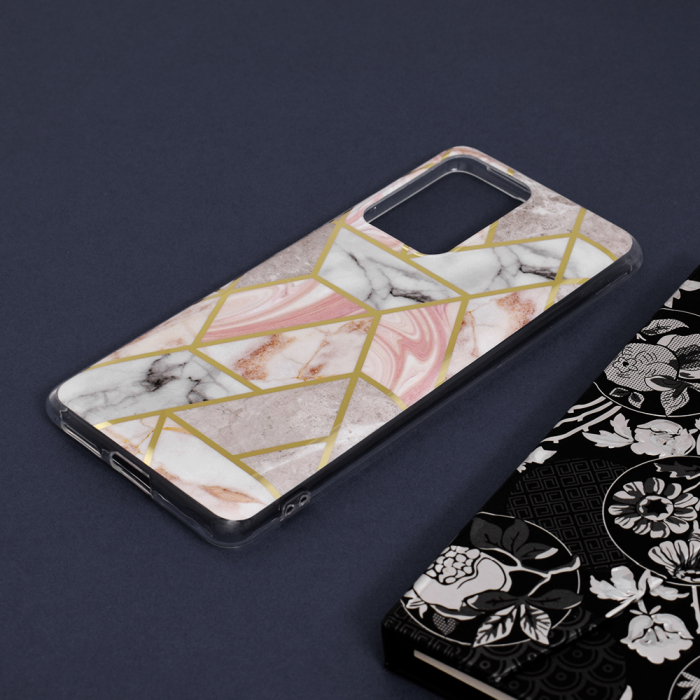 Husa Xiaomi 11T / 11T Pro, Techsuit Marble Series, Pink Hex [4]