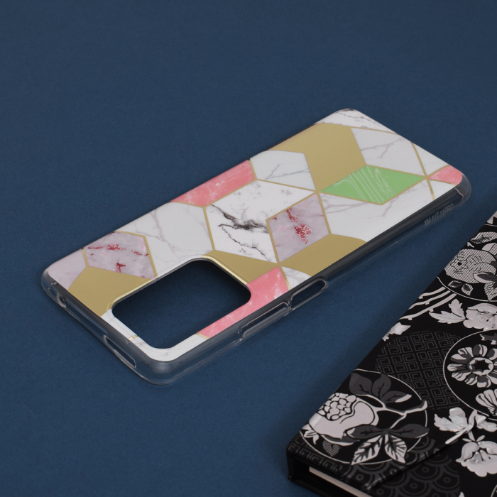 Husa Xiaomi 11T / 11T Pro, Techsuit Marble Series, Purple Hex [5]