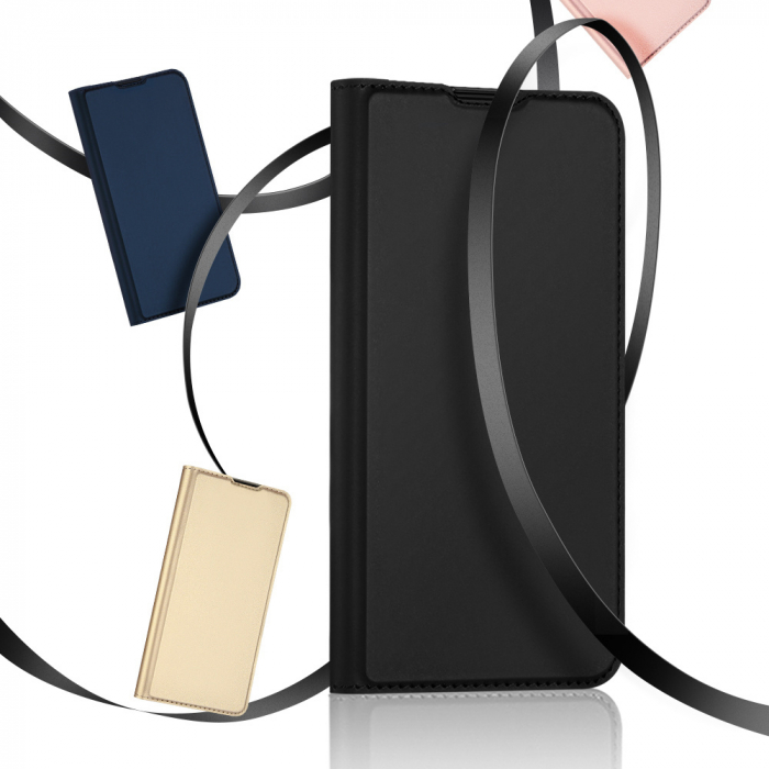 Husa Xiaomi 12 Pro, Dux Ducis Skin Pro Flip Book, Negru [5]