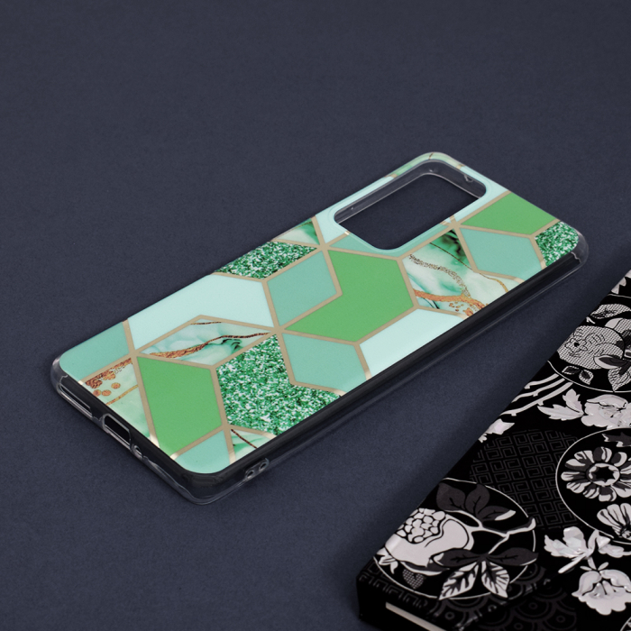 Husa Xiaomi 12 Pro, Techsuit Marble Series, Green Hex [4]