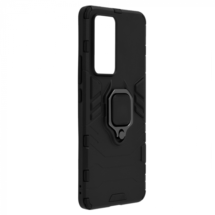 Husa Xiaomi 12 Pro, Techsuit Shield Ring, Negru [2]