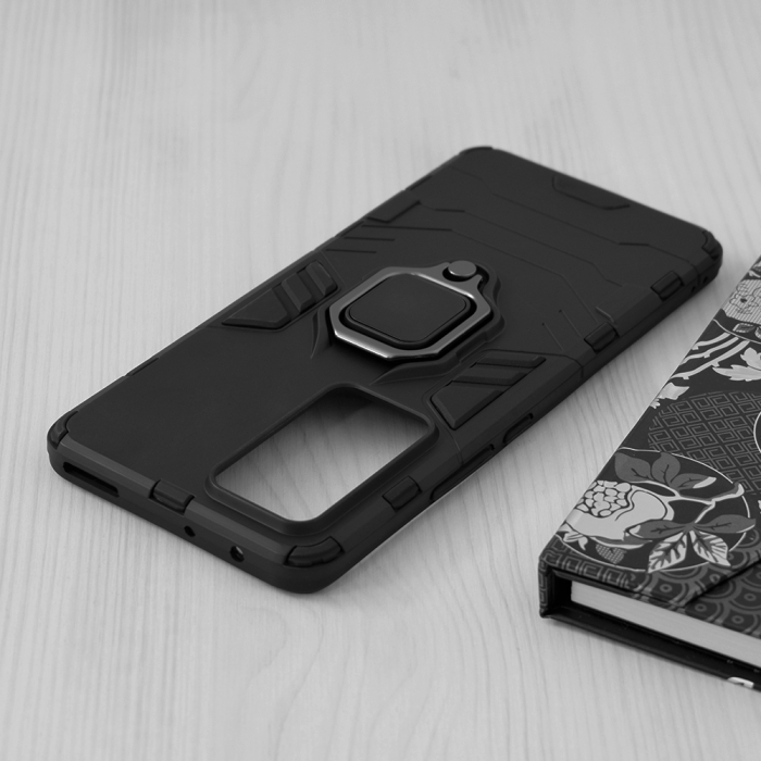 Husa Xiaomi 12 Pro, Techsuit Shield Ring, Negru [3]