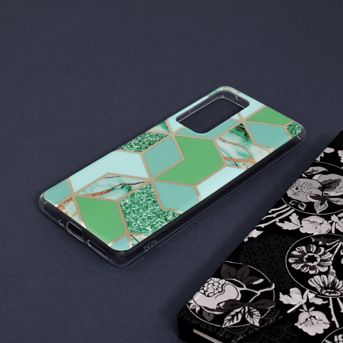 Husa Xiaomi 12, Techsuit Marble Series, Green Hex [4]
