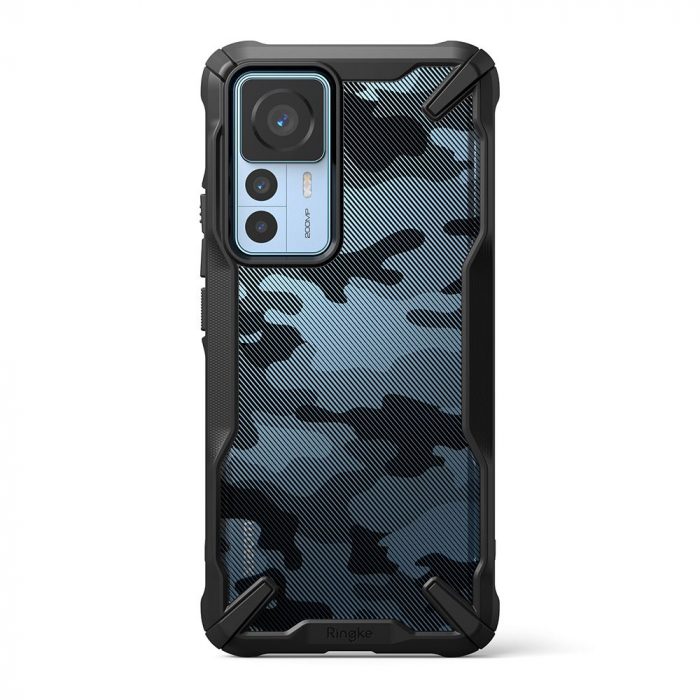 Husa Xiaomi 12T, Ringke Fusion X, Camo Black [3]