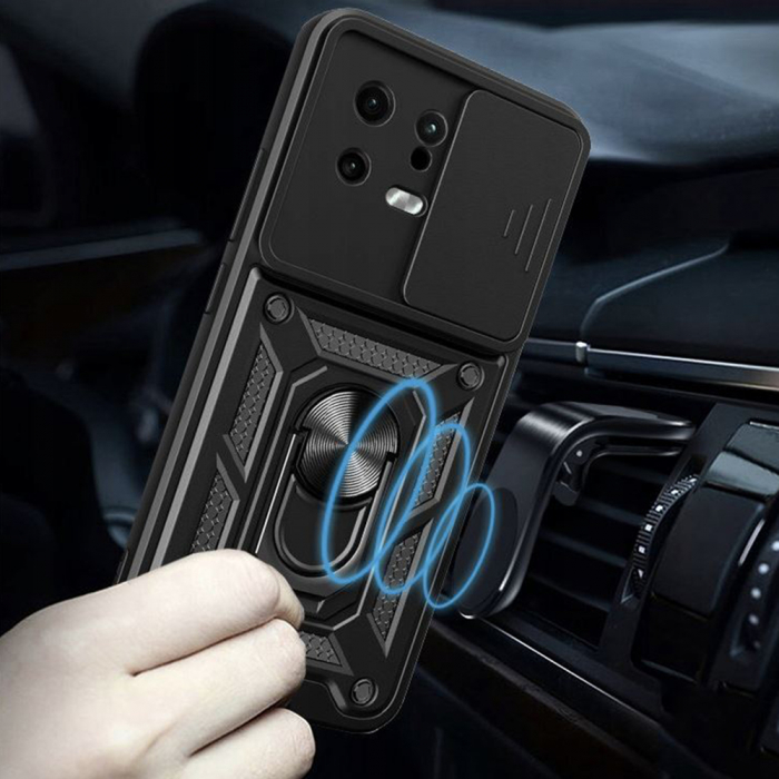 Husa Xiaomi 13 cu protectie camera Techsuit CamShield Series, Negru [2]