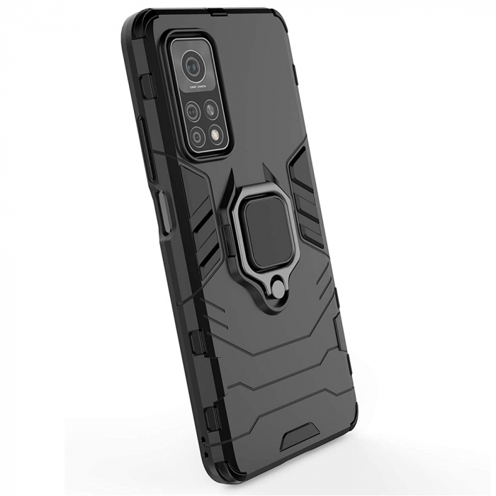 Husa Xiaomi Mi 10T / Mi 10T Pro, Techsuit Shield Ring, Negru [5]