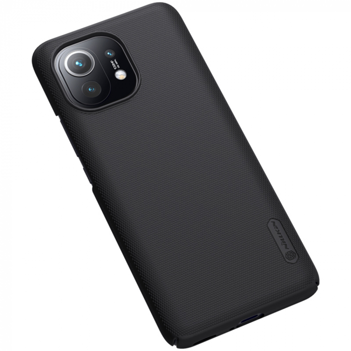 Husa Xiaomi Mi 11 Lite, Nillkin Super Frosted Shield, Negru [3]