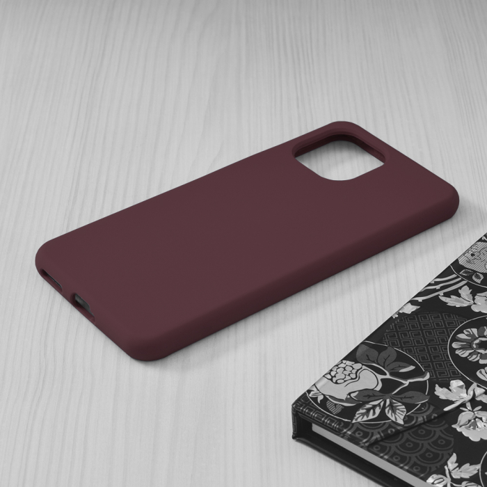 Husa Xiaomi Mi 11 Lite, Soft Edge Silicone, Plum Violet [4]