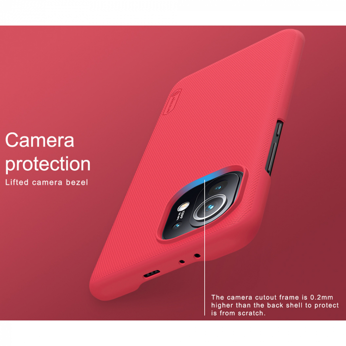 Husa Xiaomi Mi 11, Nillkin Super Frosted Shield, Negru [9]