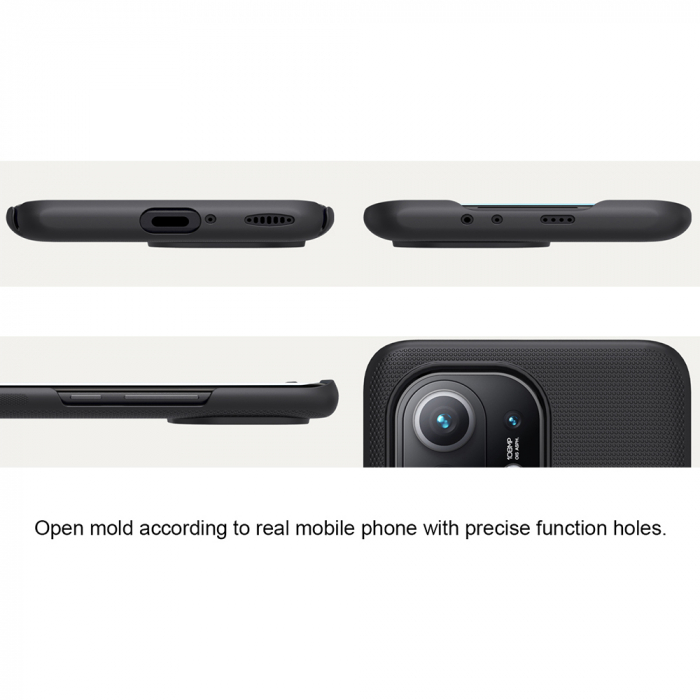Husa Xiaomi Mi 11, Nillkin Super Frosted Shield, Negru [5]