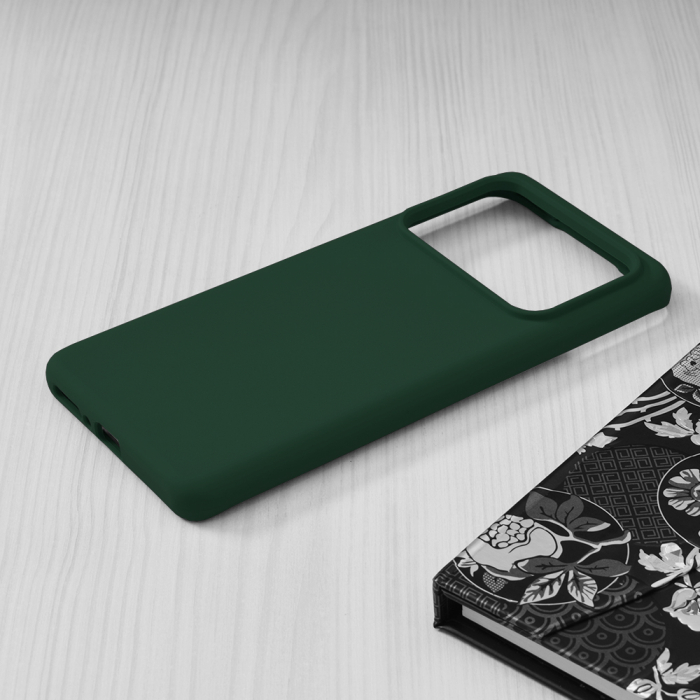 Husa Xiaomi Mi 11 Ultra, Soft Edge Silicone, Dark Green [5]