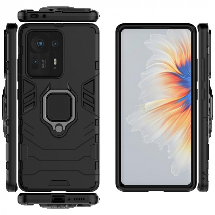Husa Xiaomi Mix 4, Techsuit Shield Ring, Negru [11]