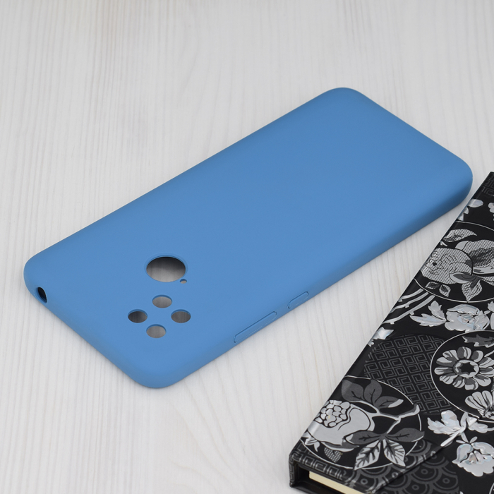 Husa Xiaomi Poco C40, Soft Edge Silicone, Denim Blue [2]
