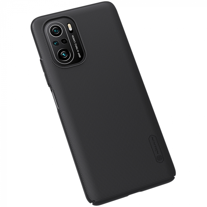 Husa Xiaomi Poco F3, Nillkin Super Frosted Shield, Negru [3]