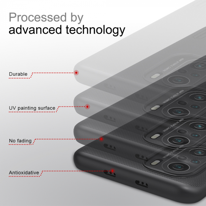 Husa Xiaomi Poco F3, Nillkin Super Frosted Shield, Negru [5]