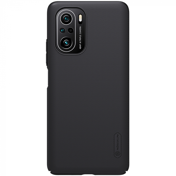 Husa Xiaomi Poco F3, Nillkin Super Frosted Shield, Negru [2]