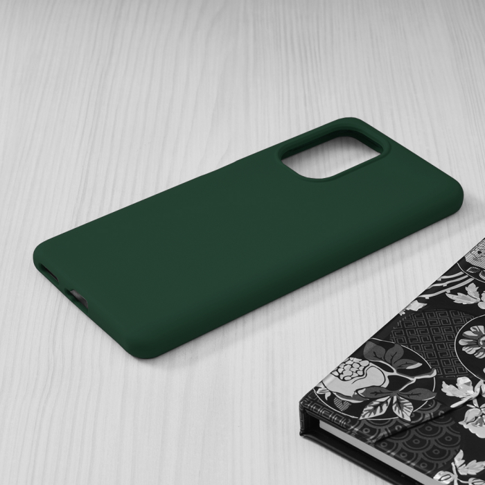 Husa Xiaomi Poco F3, Soft Edge Silicone, Dark Green [5]