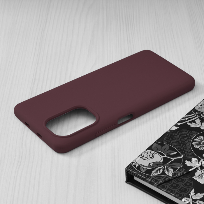 Husa Xiaomi Poco F3, Soft Edge Silicone, Plum Violet [5]