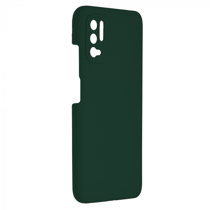 Husa Xiaomi Poco M3 Pro, Soft Edge Silicone, Dark Green [2]