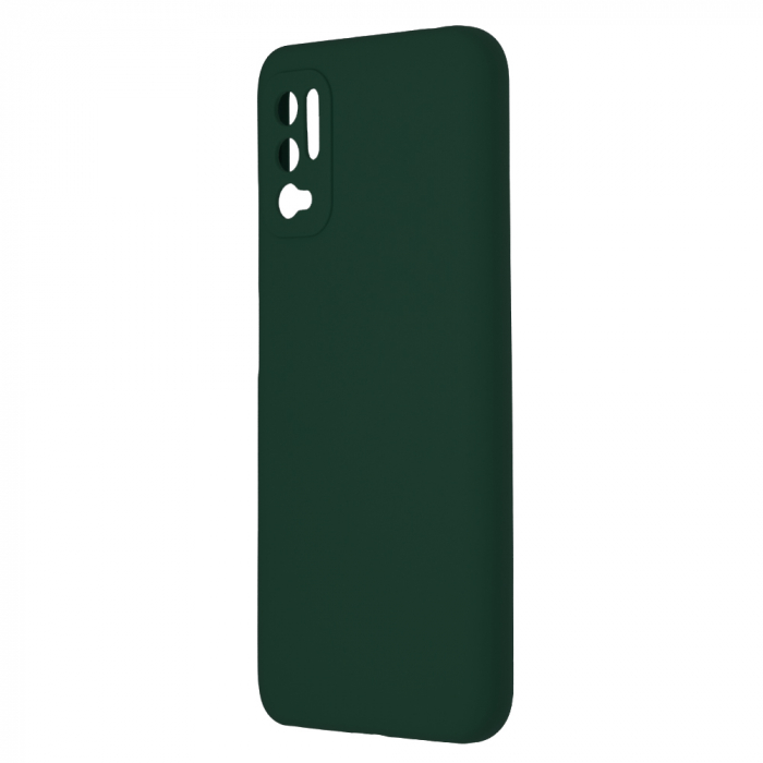 Husa Xiaomi Poco M3 Pro, Soft Edge Silicone, Dark Green [3]