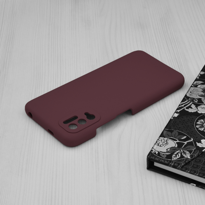 Husa Xiaomi Poco M3 Pro, Soft Edge Silicone, Plum Violet [5]