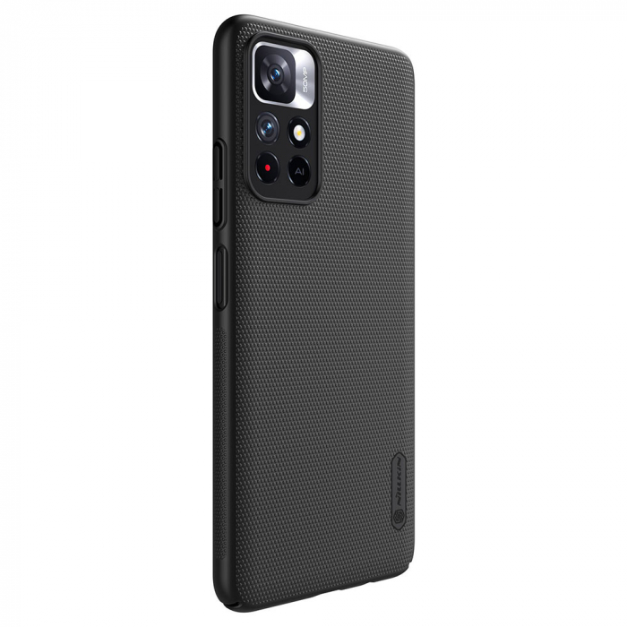 Husa Xiaomi Poco M4 Pro 5G, Nillkin Super Frosted Shield, Negru [7]