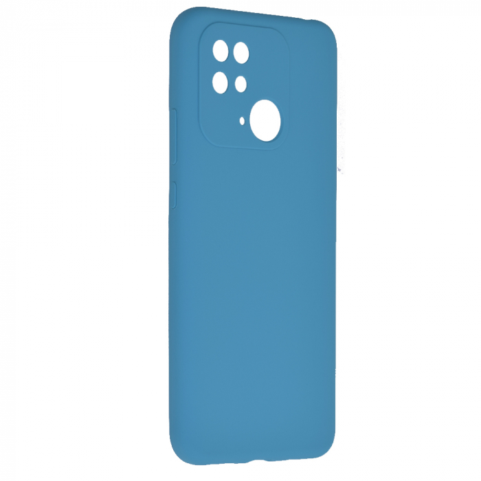 Husa Xiaomi Redmi 10C, Soft Edge Silicone, Denim Blue [4]
