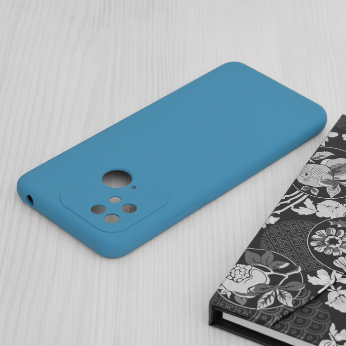 Husa Xiaomi Redmi 10C, Soft Edge Silicone, Denim Blue [2]