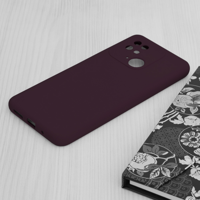 Husa Xiaomi Redmi 10C, Soft Edge Silicone, Plum Violet [2]