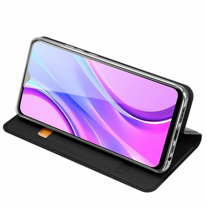Husa Xiaomi Redmi 9, Dux Ducis Skin Pro Flip Book, Negru [5]