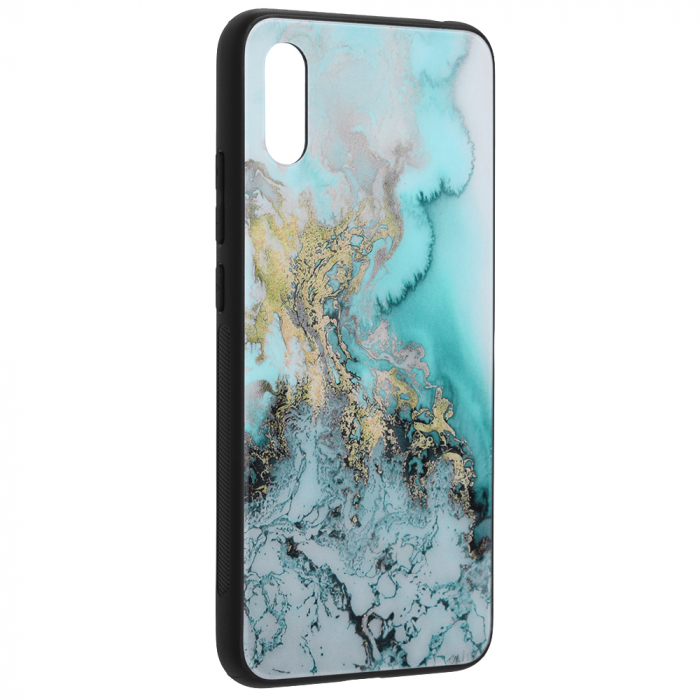 Husa Xiaomi Redmi 9A, Glaze Series, Blue Ocean [2]