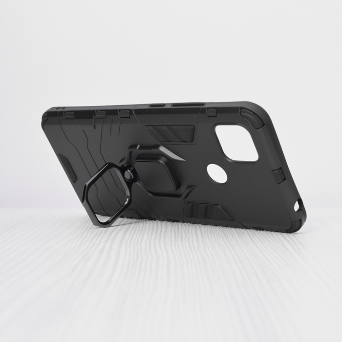 Husa Xiaomi Redmi 9C, Techsuit Shield Ring, Negru [2]