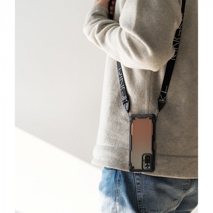 Husa Xiaomi Redmi Note 10 Pro, Ringke Fusion X, Negru [3]