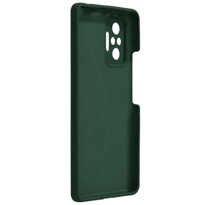 Husa Xiaomi Redmi Note 10 Pro, Soft Edge Silicone, Dark Green [3]