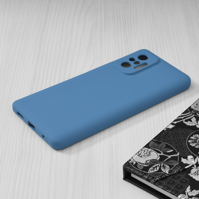 Husa Xiaomi Redmi Note 10 Pro, Soft Edge Silicone, Denim Blue [5]
