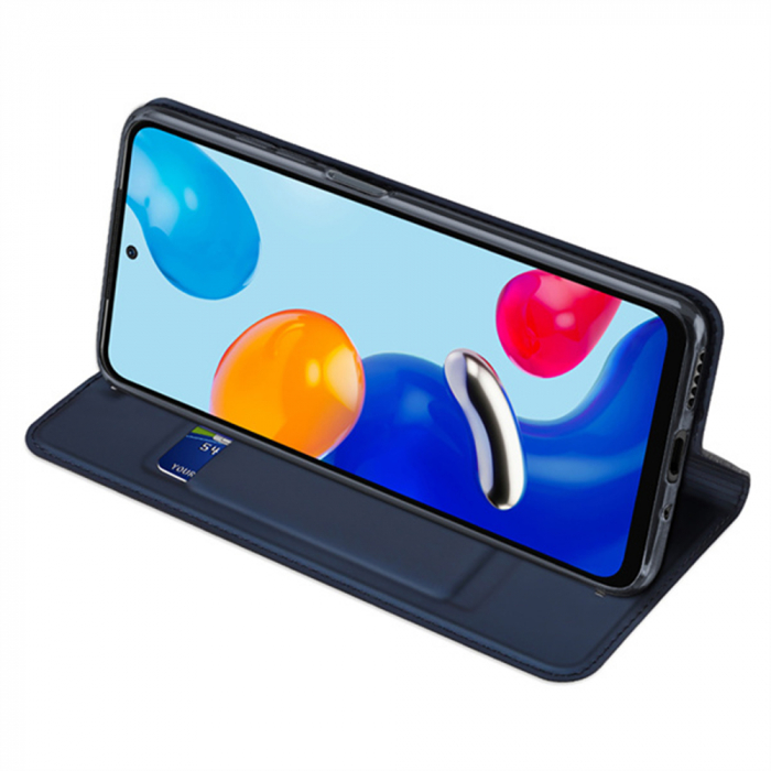 Husa Xiaomi Redmi Note 11 / 11S, Dux Ducis Skin Pro Flip Book, Negru [6]